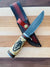 Wilderness Howl Damascus Steel Knife