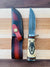 Wilderness Howl Damascus Steel Knife