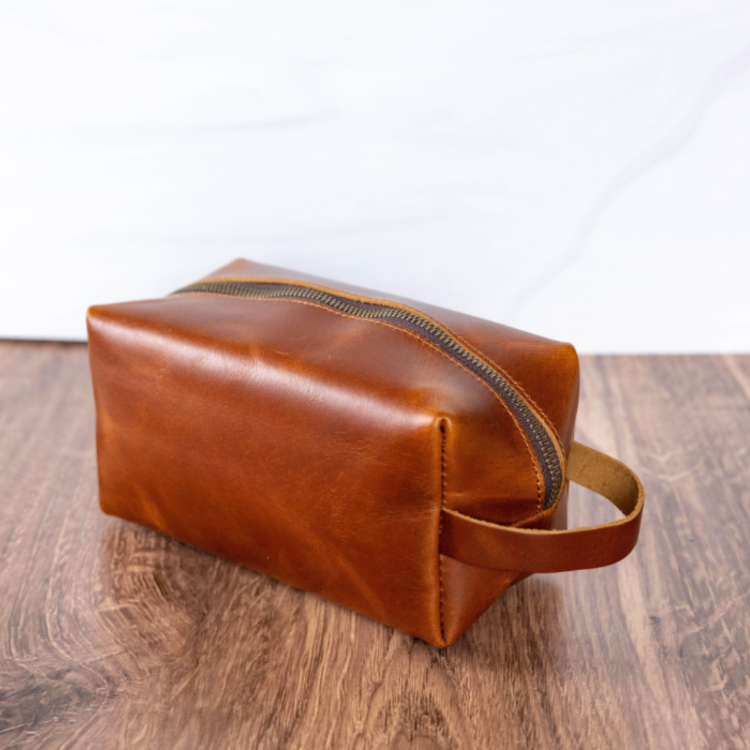 Leather Toiletry Bag