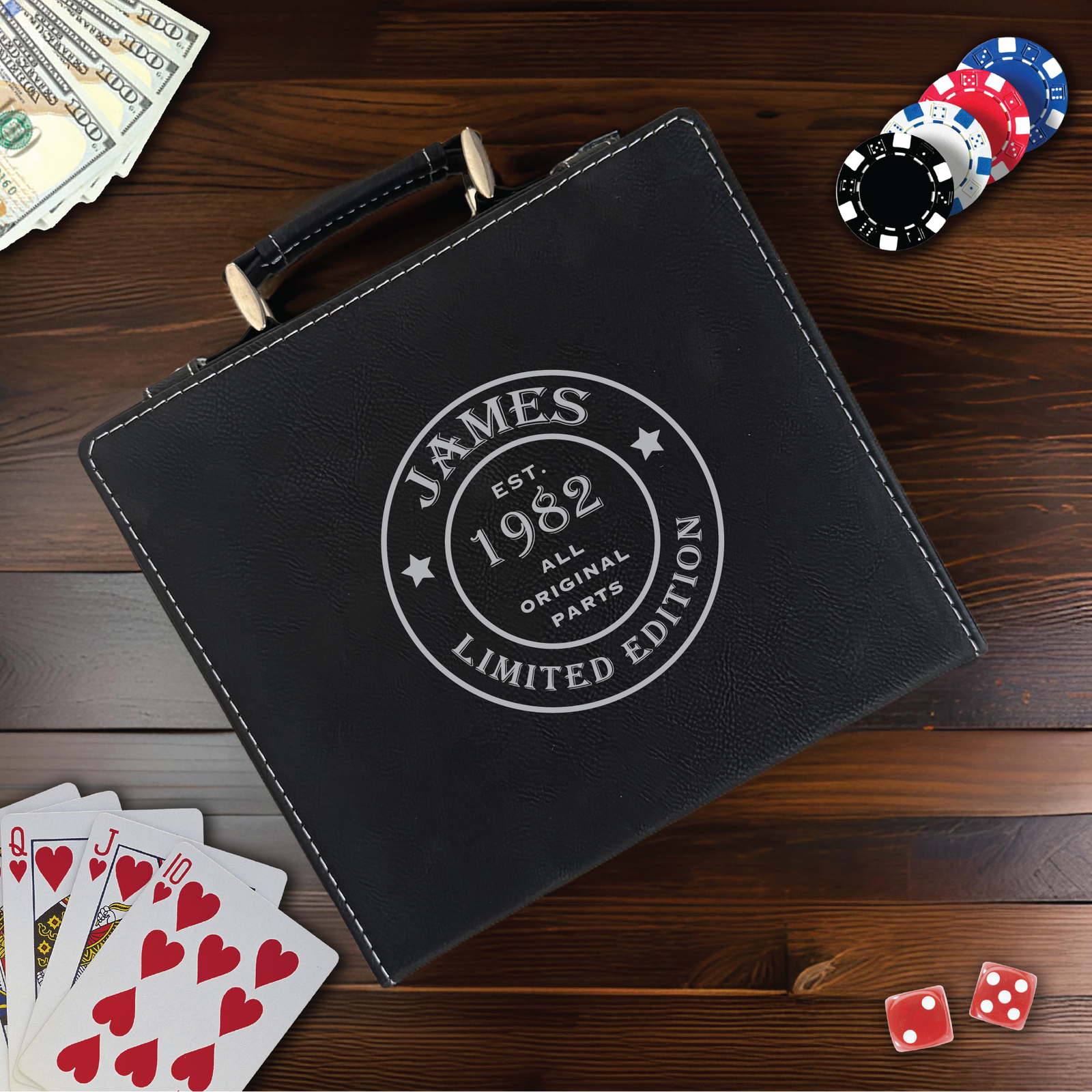 Personalized Poker Set