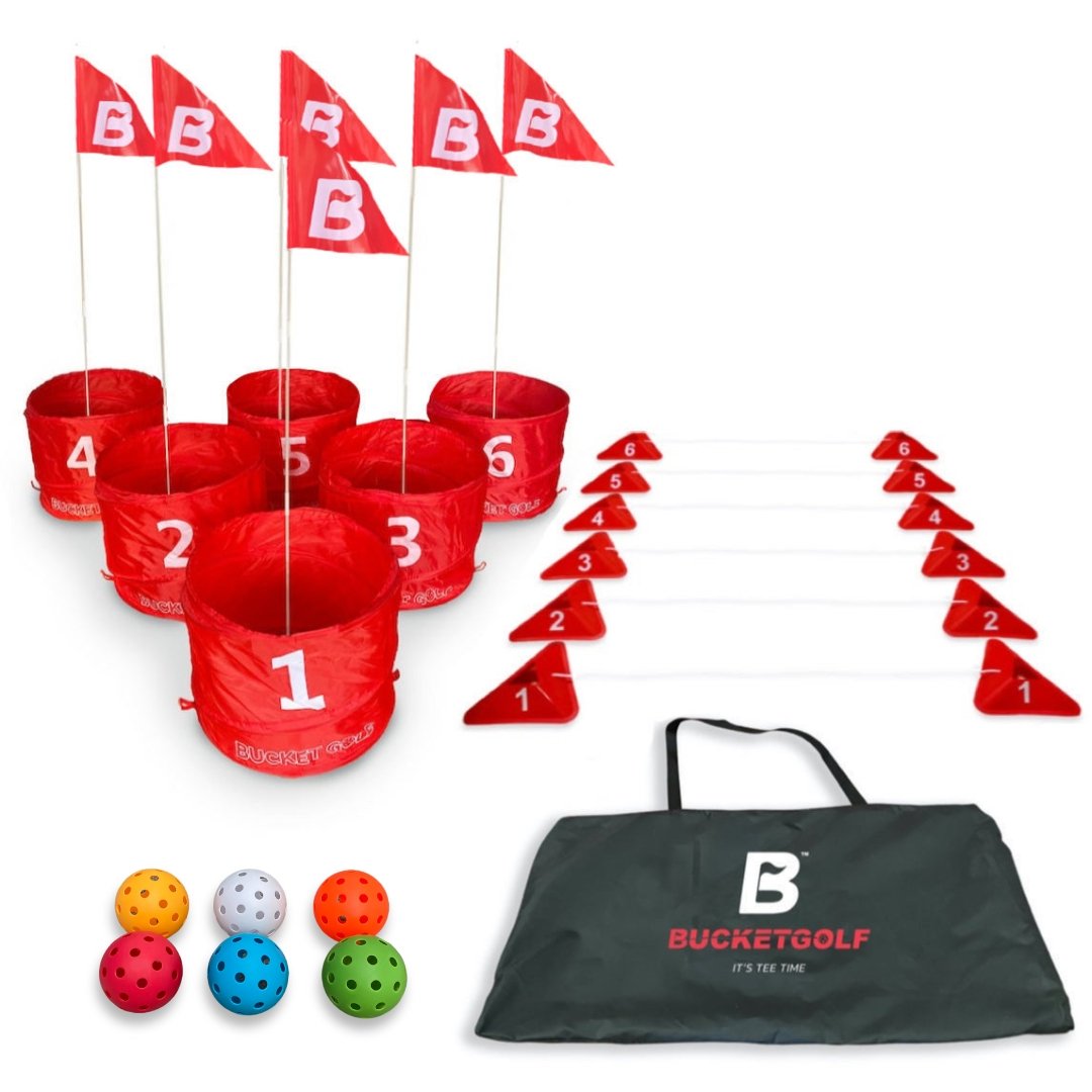 Bucket Golf Game Set for Backyard Fun