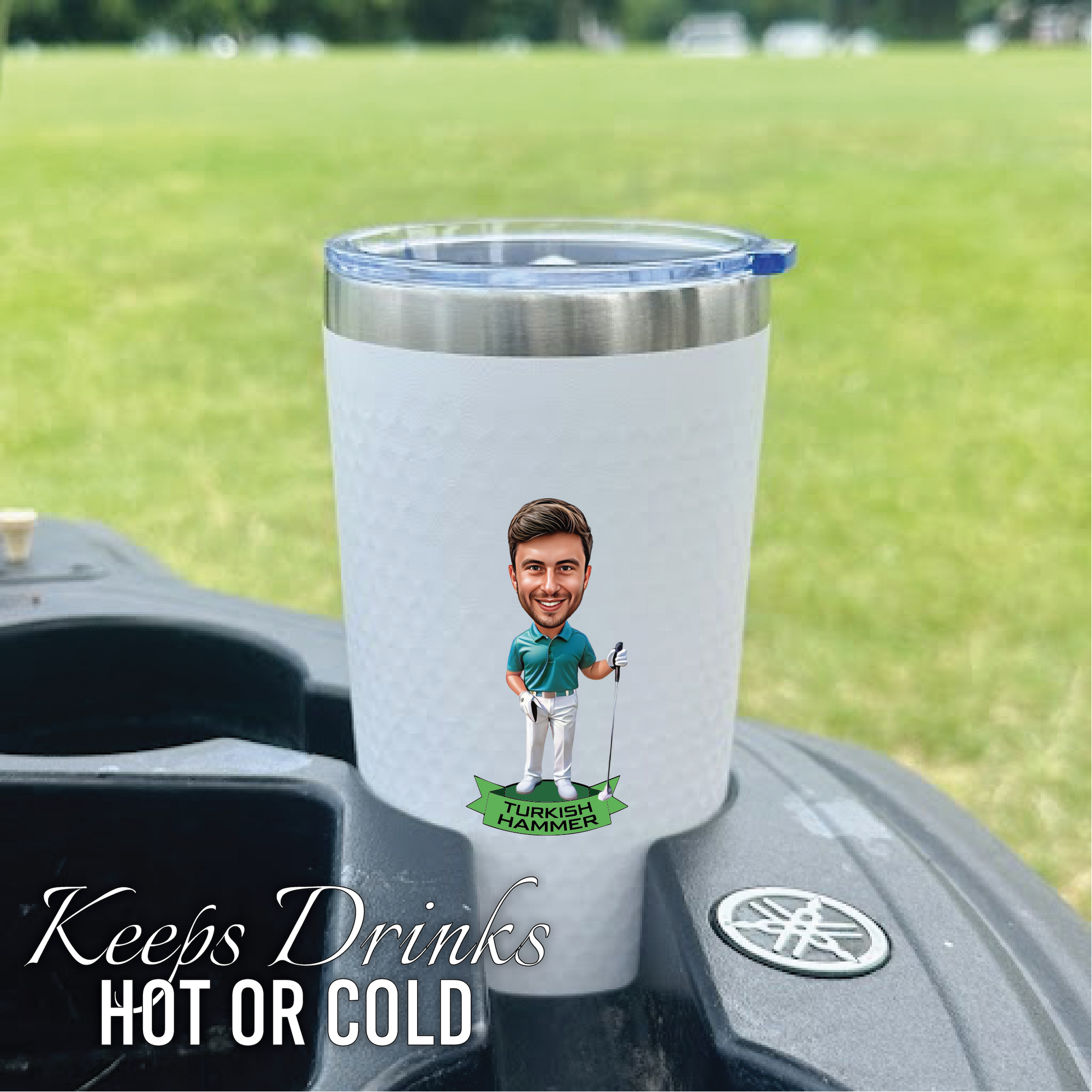 Cartoon Golf Tumbler