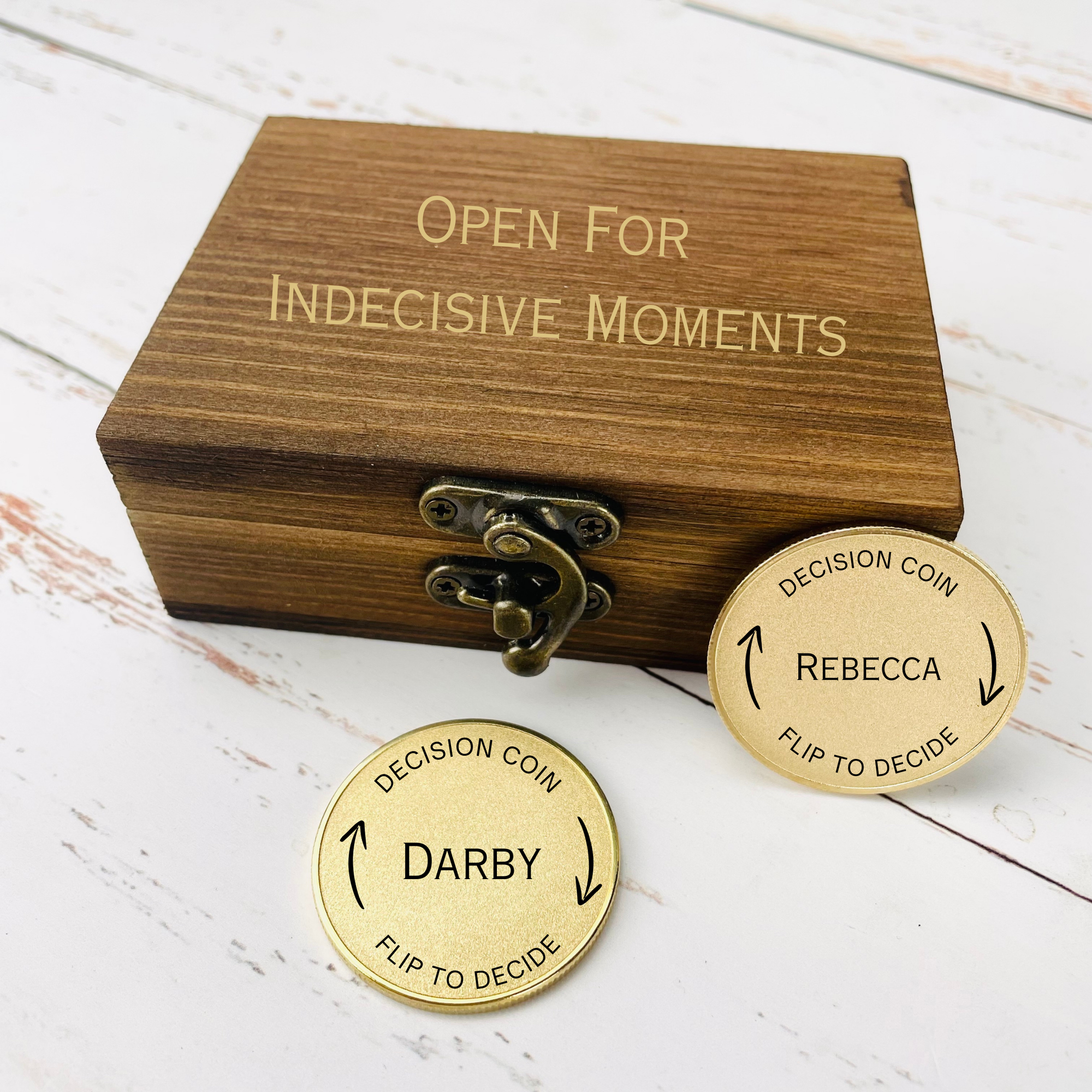 Custom Decision Coin for Couples