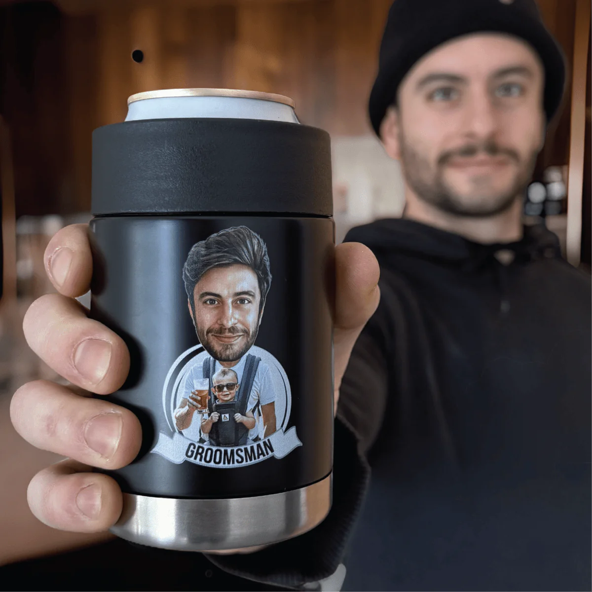 Thermal Caricature Koozie