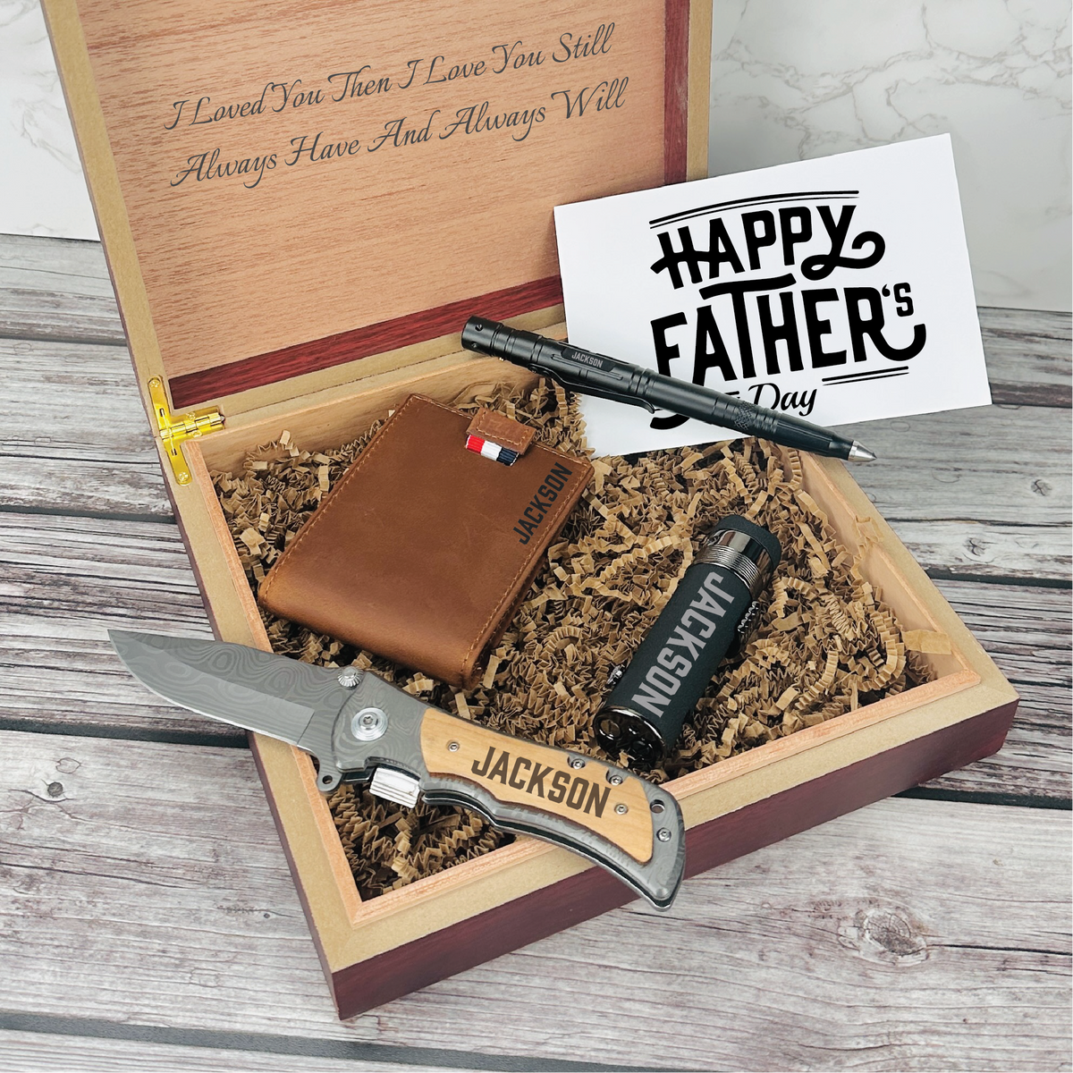 Unique Father&#39;s Day Gift Box Set - Personalized Presents for Dad