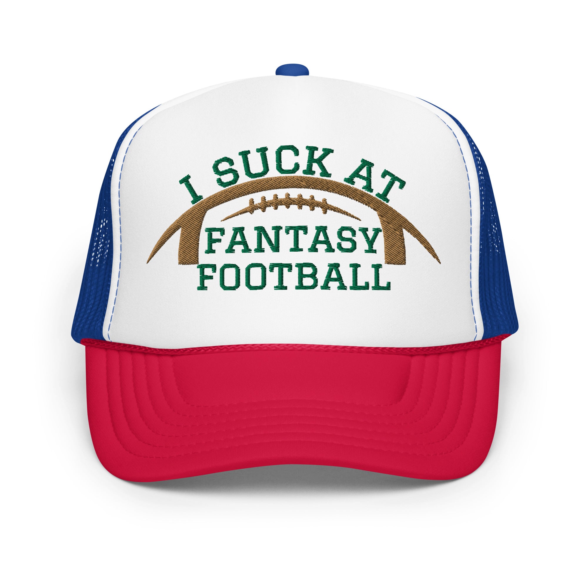 I Suck at Fantasy Football Hat Groovy Guy Gifts