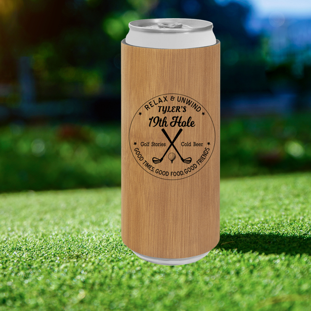 19th Hole Golf Slim Koozie