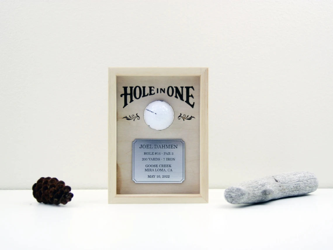 Hole in One Golf Ball Holder Frame