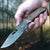 Damascus Steel Folding Knife