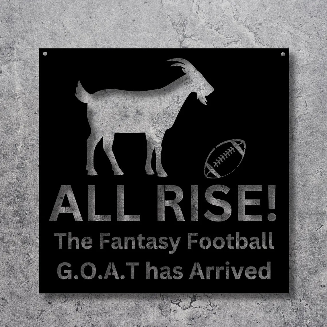 Fantasy Football G.O.A.T Sign