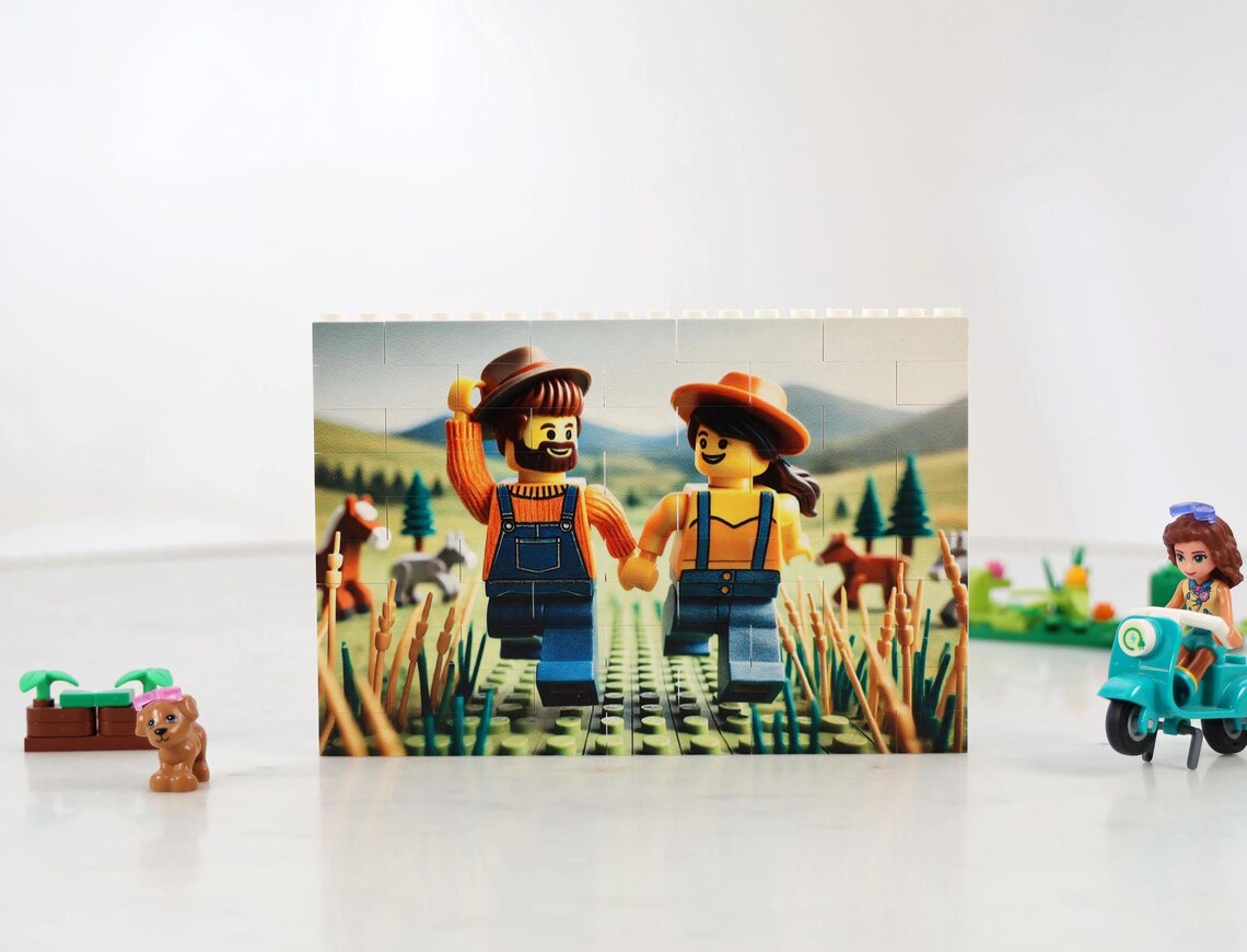 Mini-Figure Brick Photo Puzzle