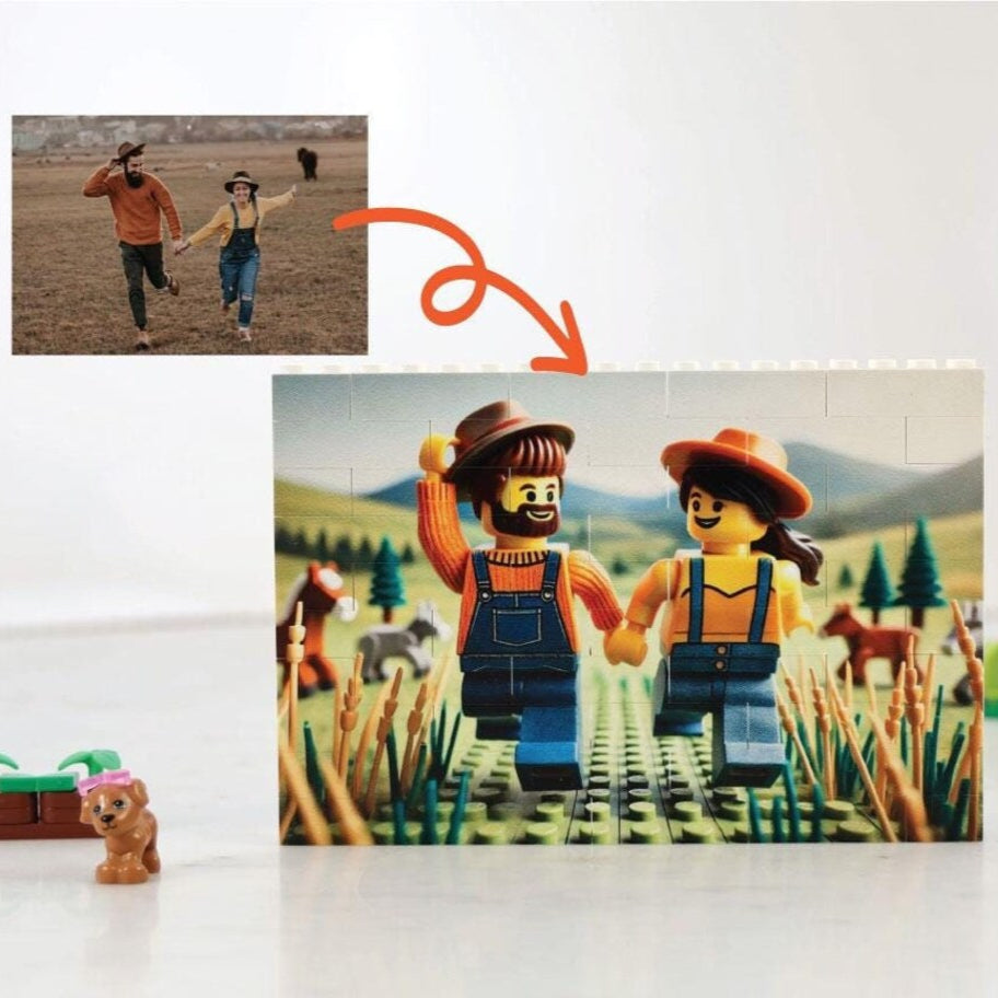 Mini-Figure Brick Photo Puzzle