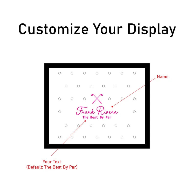 Golf Marker Display Frame