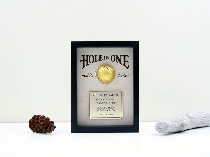 Hole in One Golf Ball Holder Frame