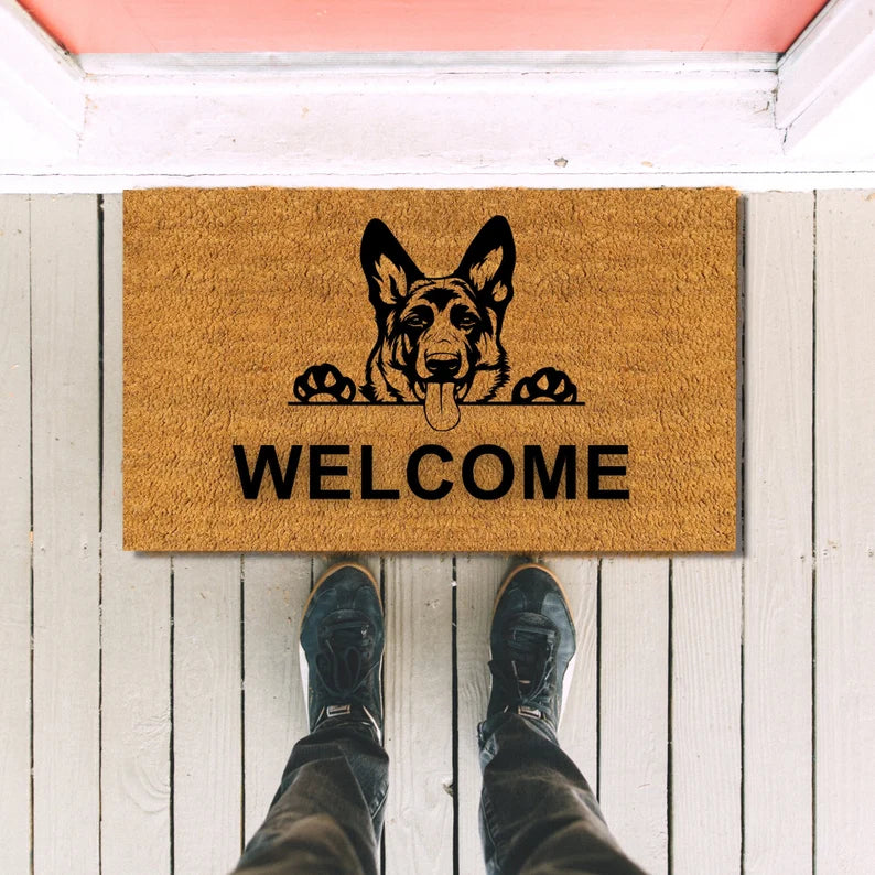 Custom Dog Door Mat