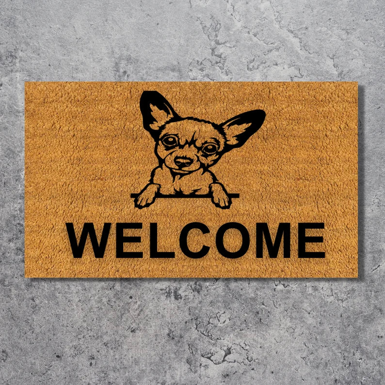 Personalized Dog Doormat, Custom Dog Welcome Mat, Customizable Pet, Custom  Door Mat, Hello Dog Door Mat, Personalized Dog, Custom Dog Breed 