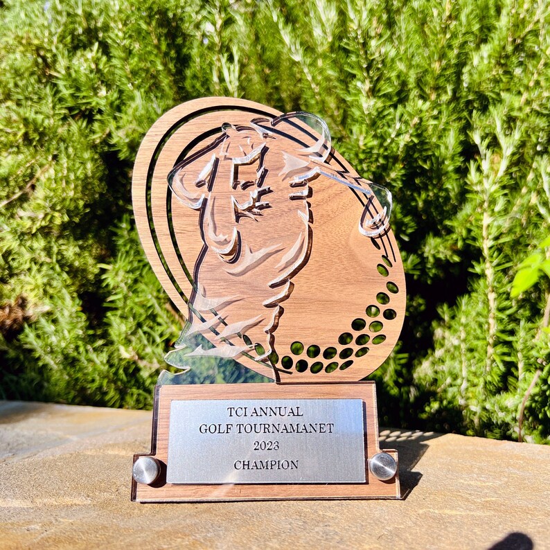 Custom Golf Tournament Trophy