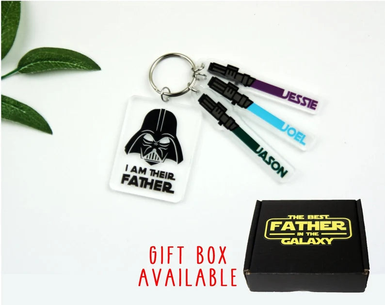 I'm Their Father Keyring - Star Wars