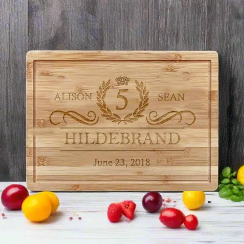 Wooden Anniversary Cutting Board