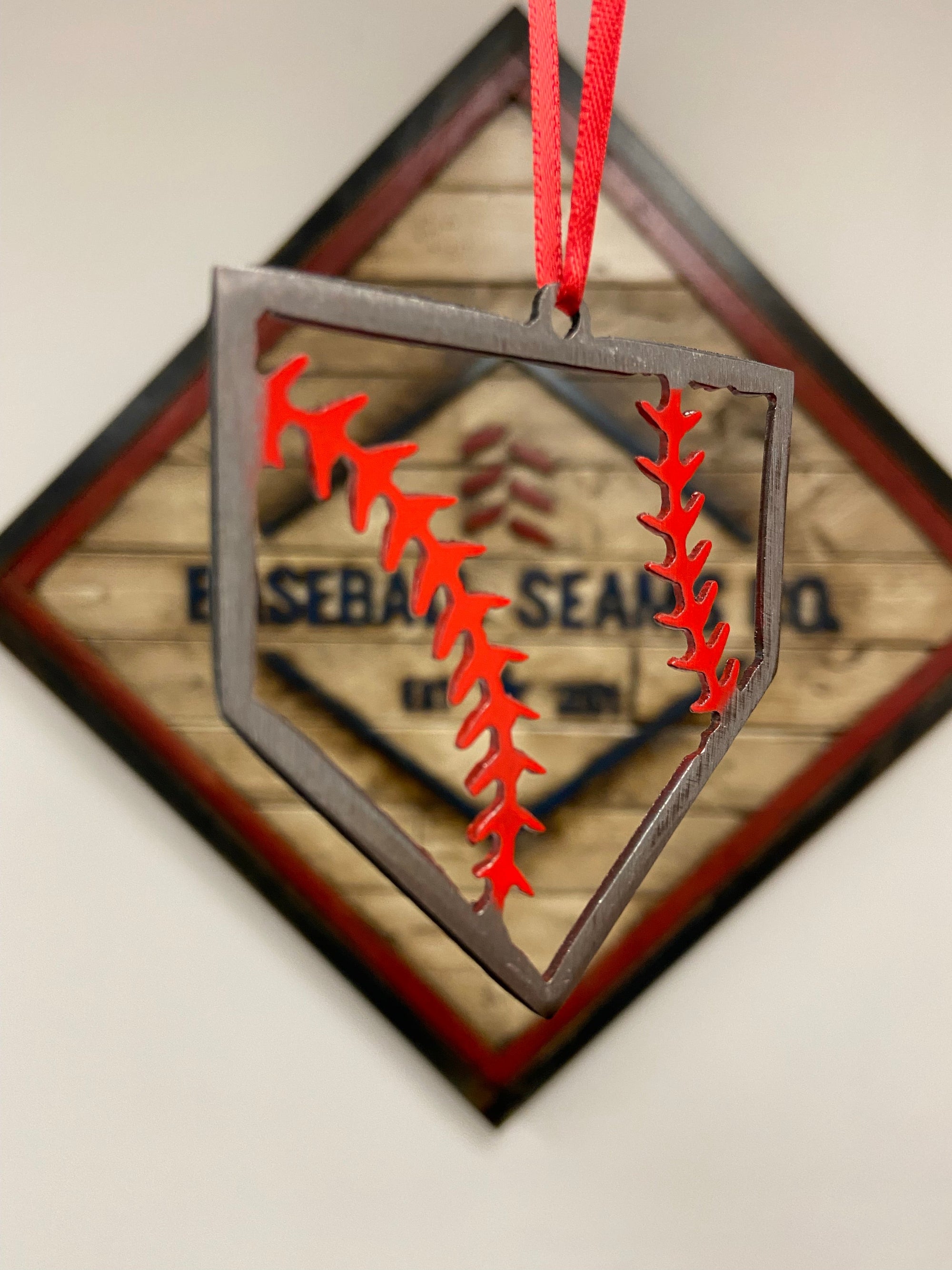 Steal Home Christmas Ornament