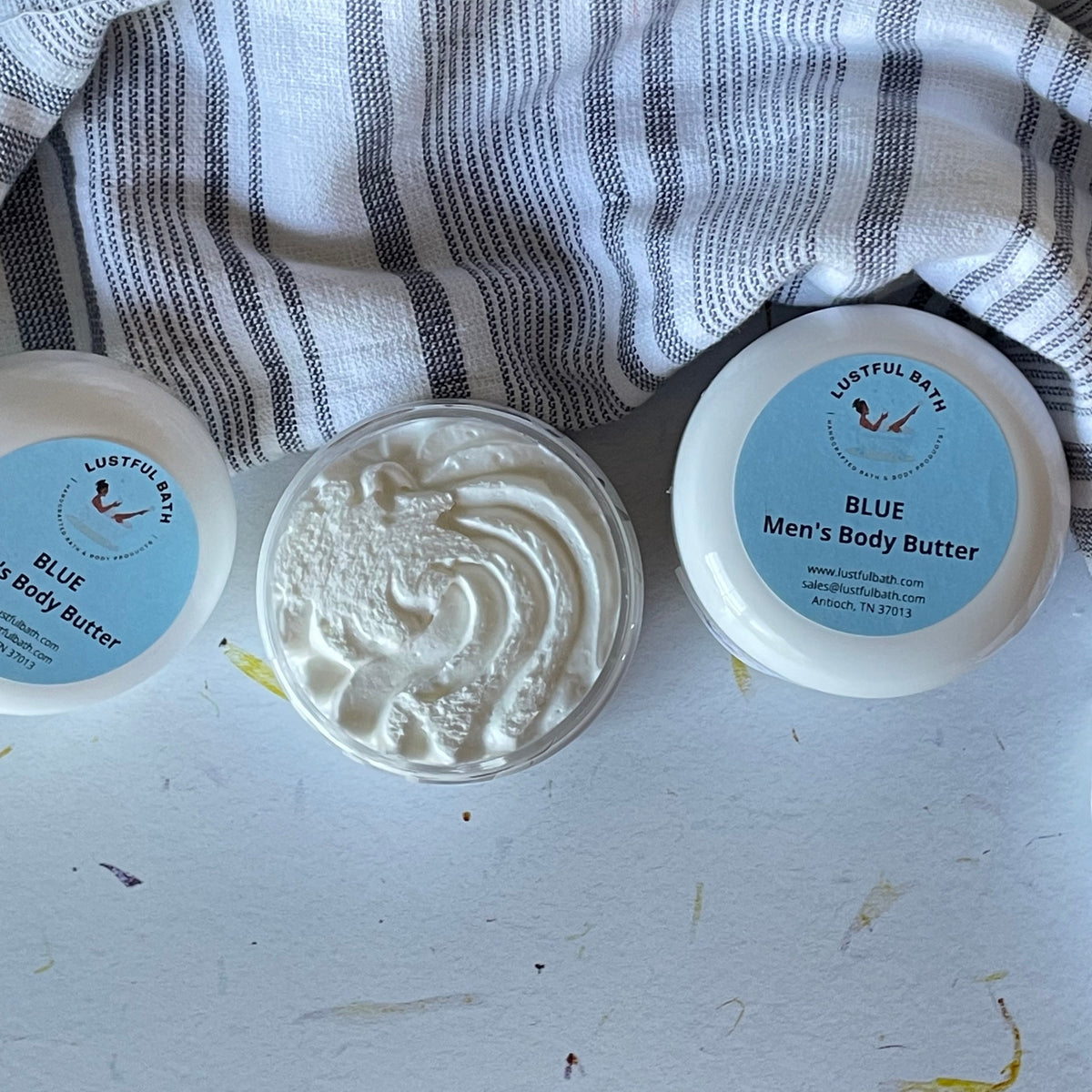 BLUE MEN&#39;S BODY BUTTER