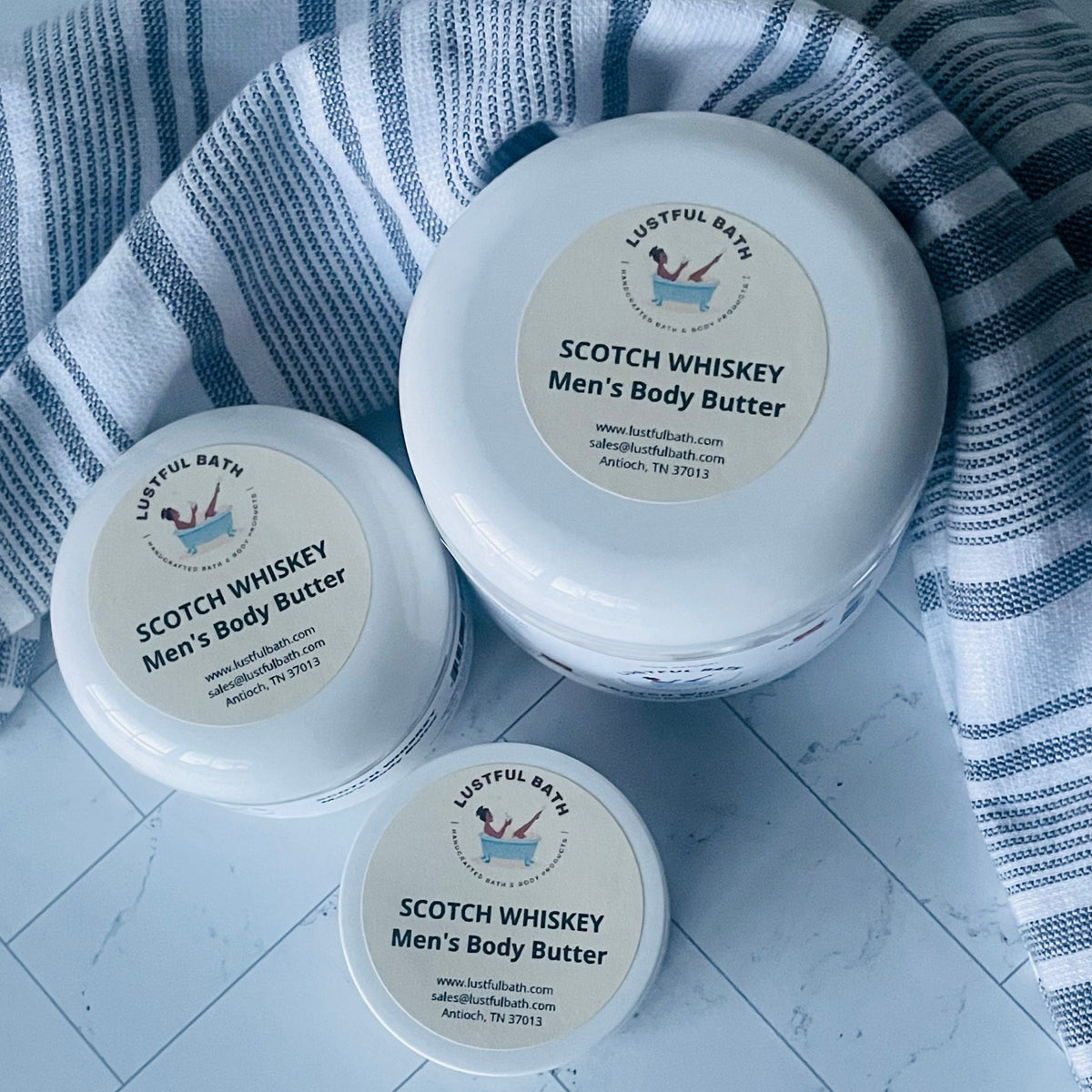 SCOTCH WHISKEY MEN&#39;S BODY BUTTER