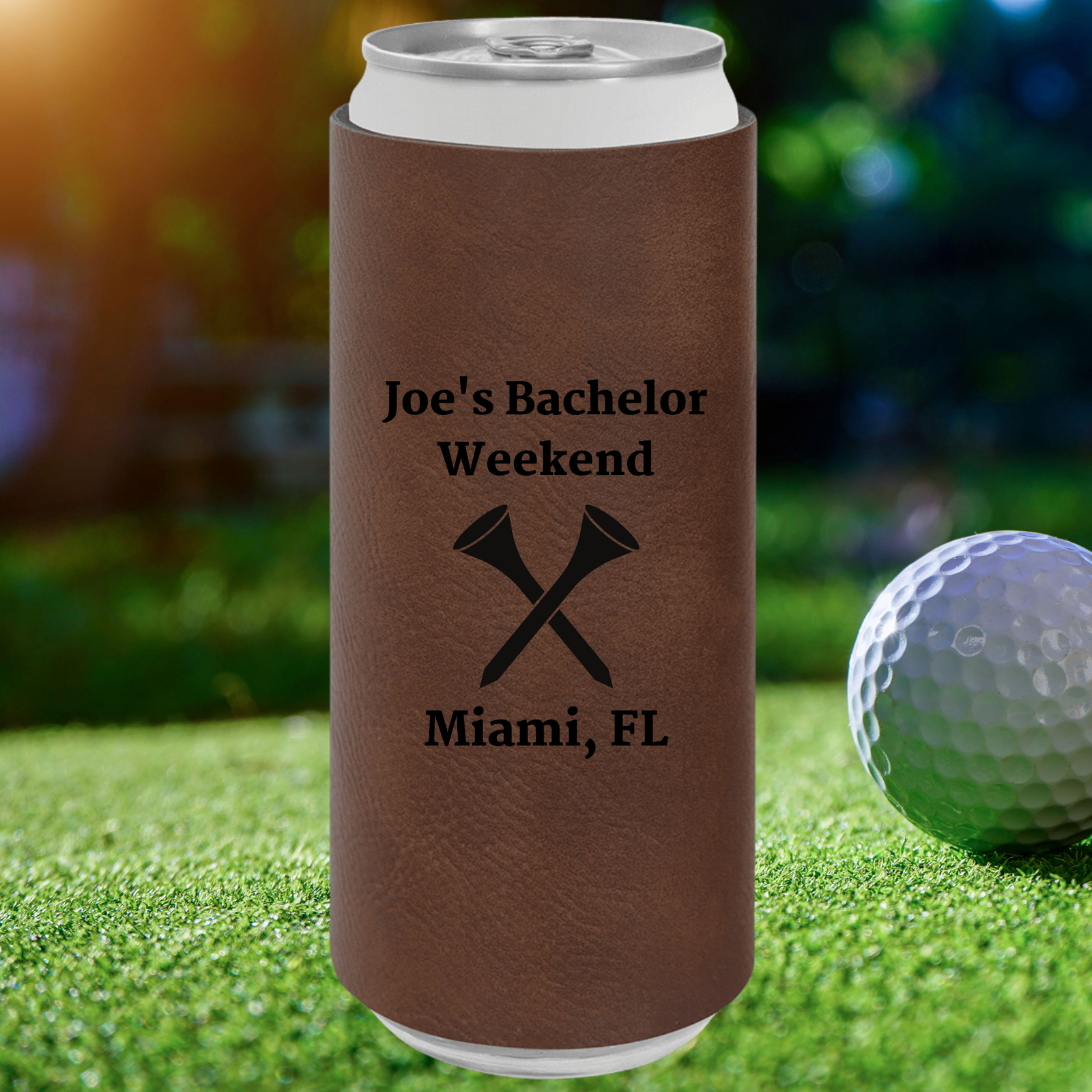 Golfing Bachelor Party Koozie