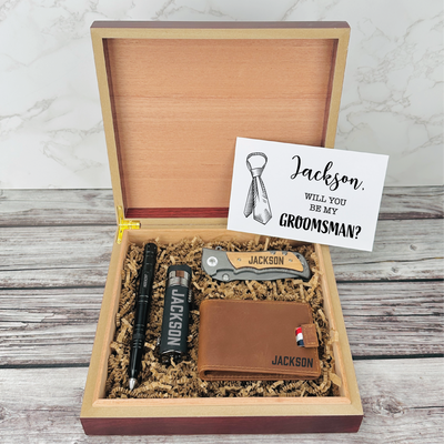 Groomsmen Proposal Gift Box Set - Inviting Bonds that Last a Lifetime -  Groovy Guy Gifts