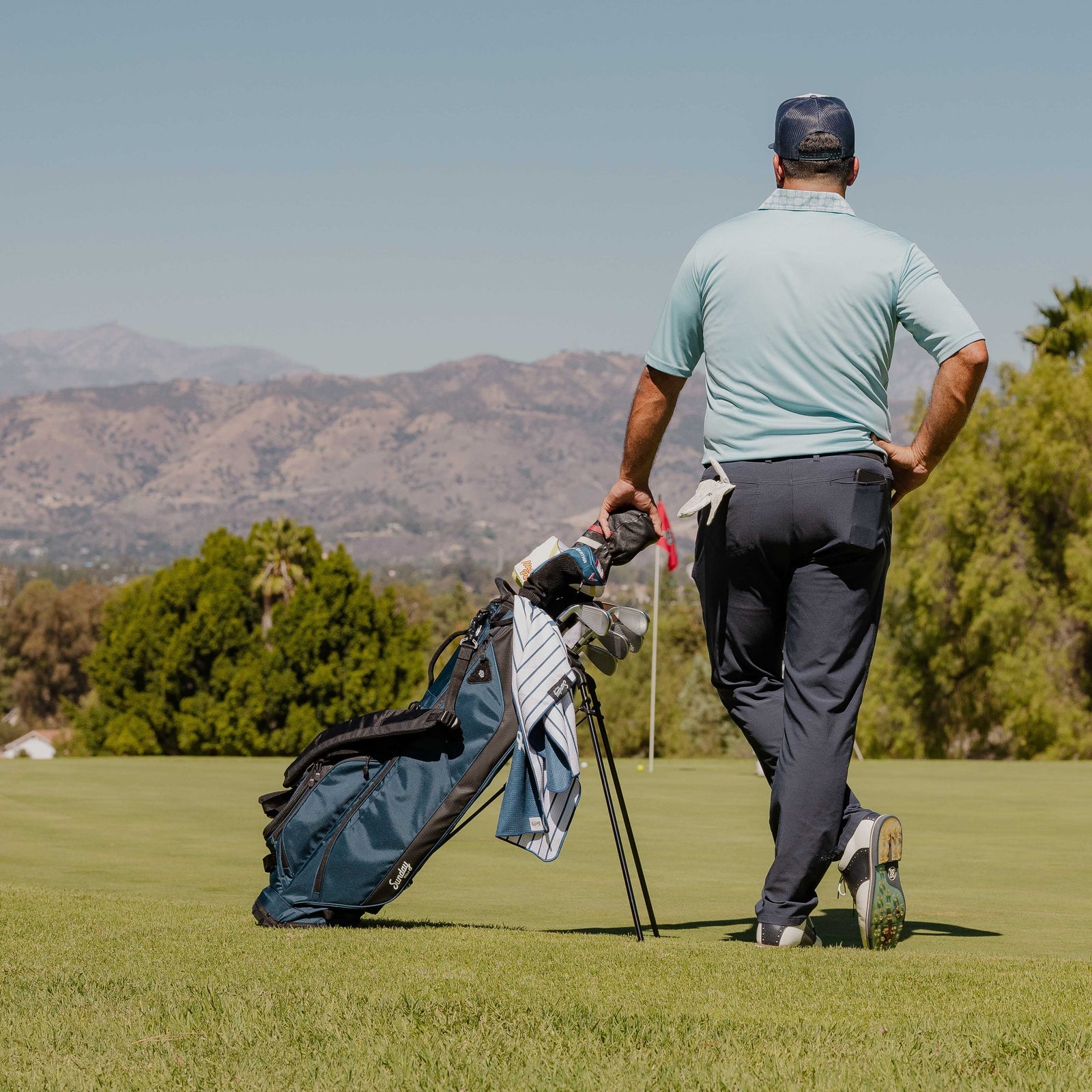 RYDER 23 | Navy Blue Lightweight Stand Bag