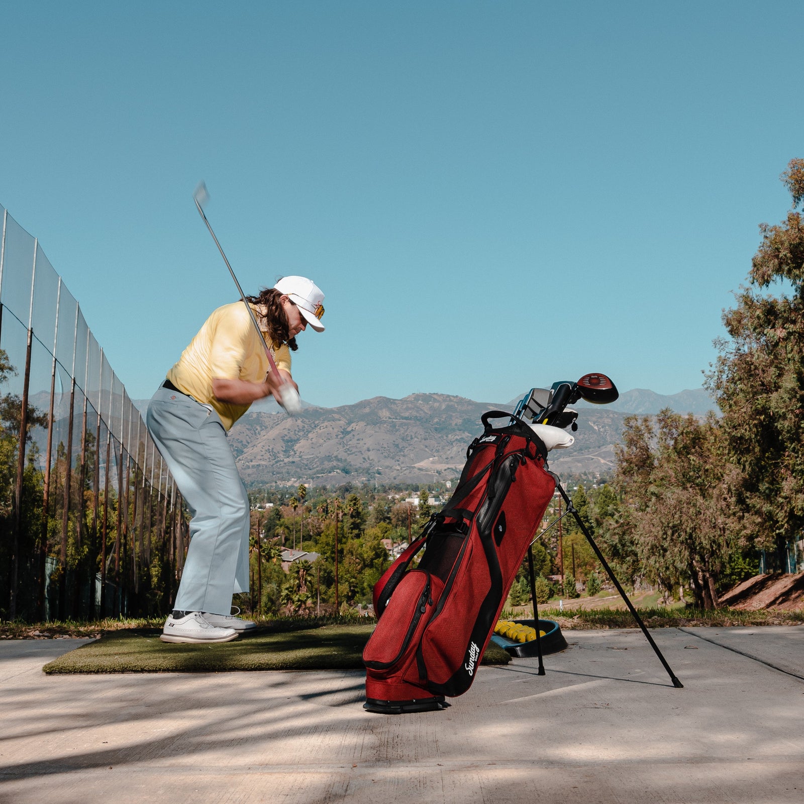 EL CAMINO | Ron Burgundy Walking Golf Bag