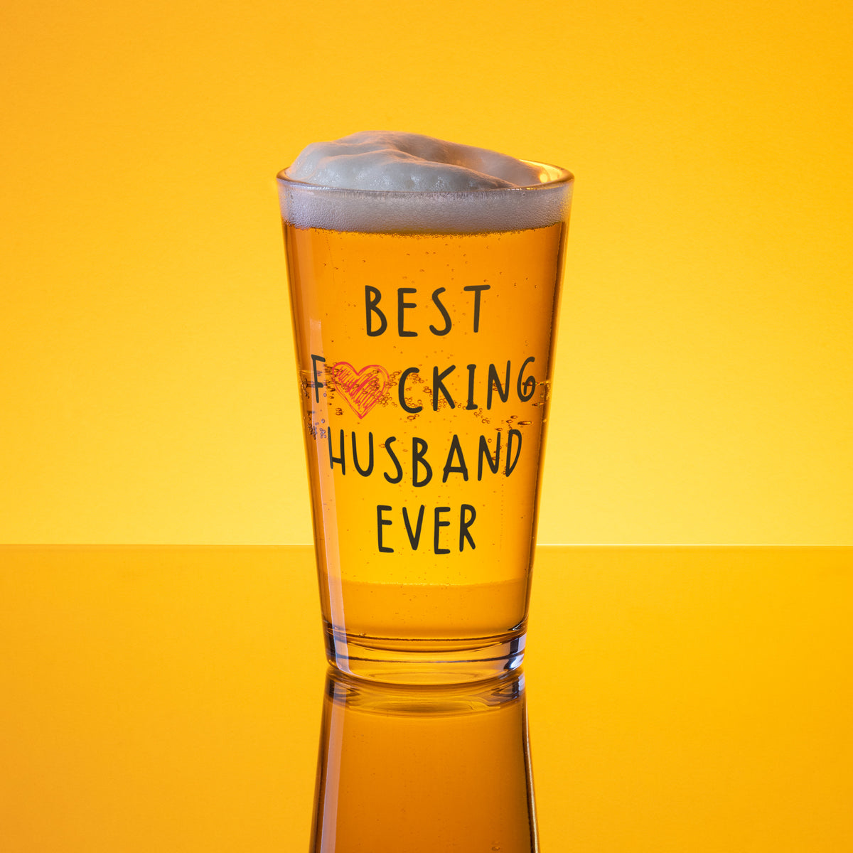 Best F**king Husband Pint Glass