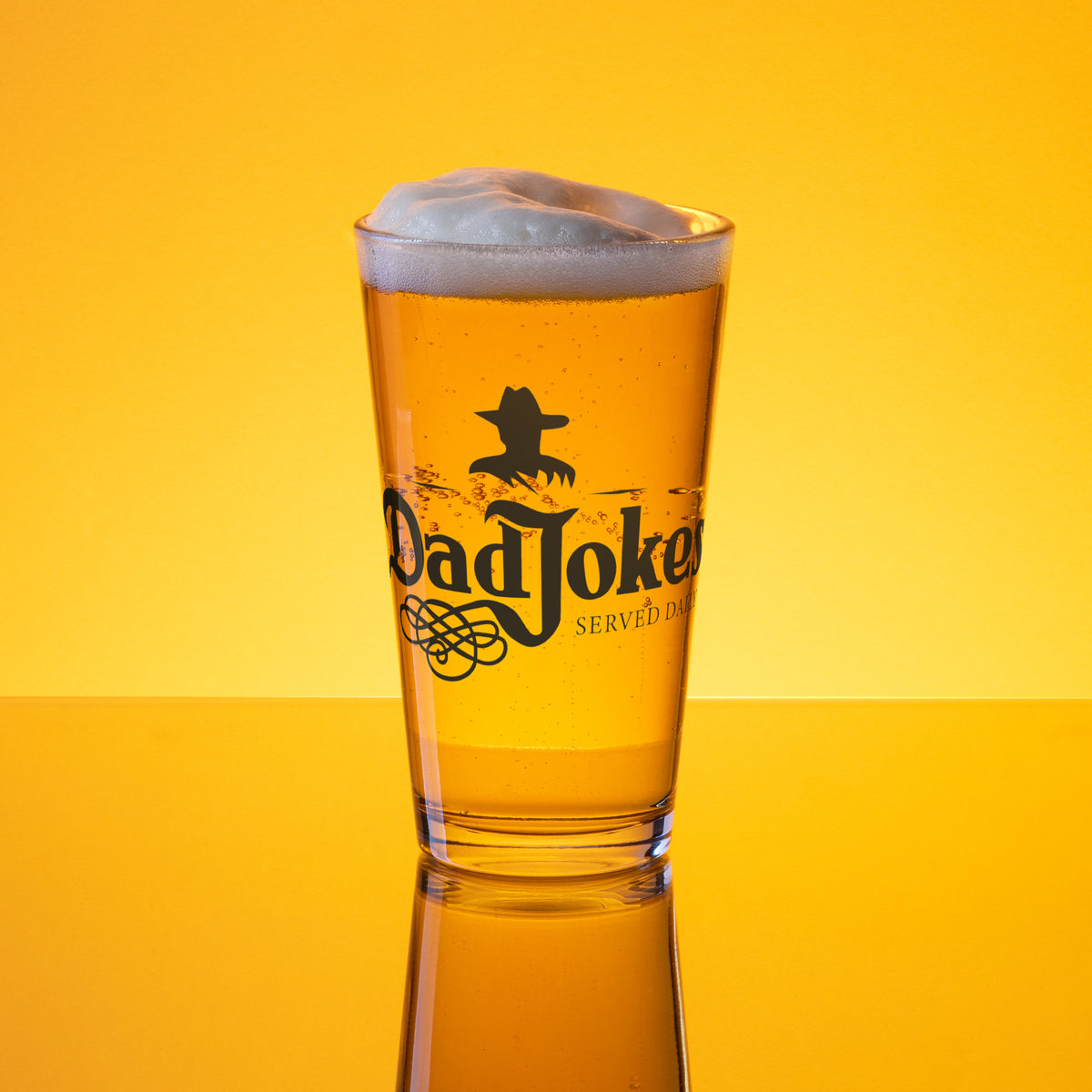 Dad Jokes Pint Glass