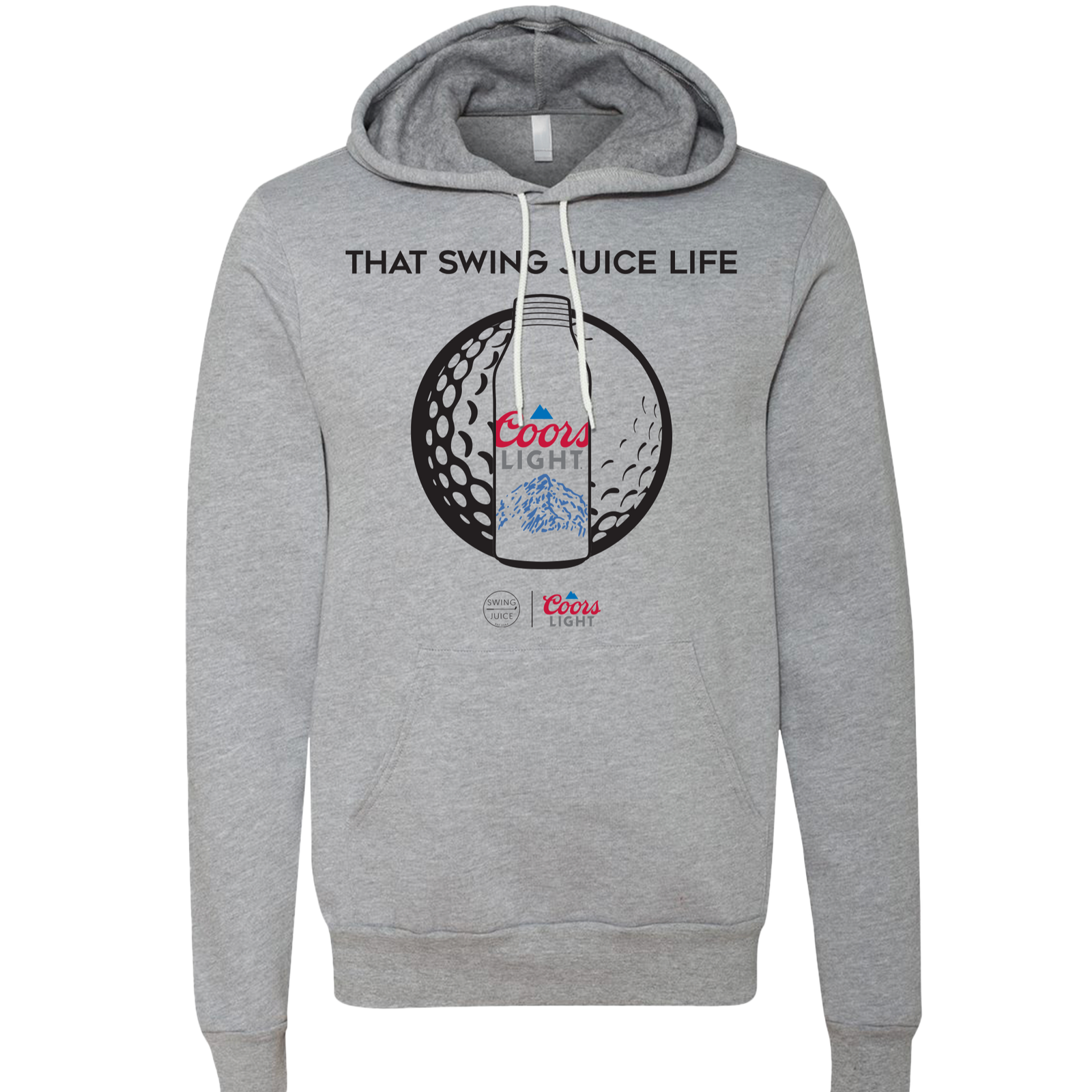 Golf Coors Light Unisex Hoodie Grey