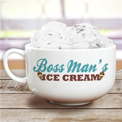 Giant Personalized Ice-cream Bowl