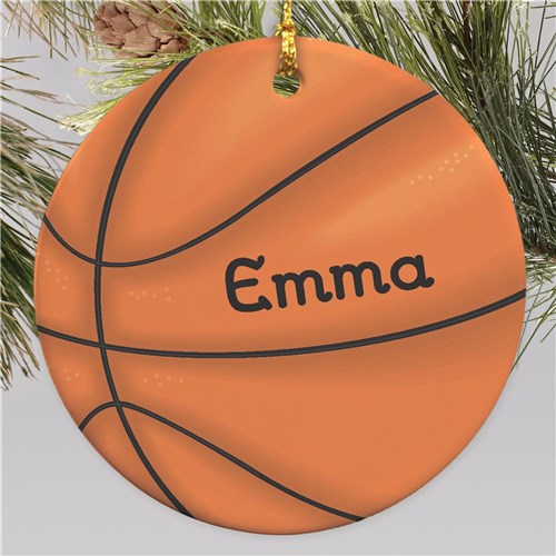 Personalized Basketball Ornament