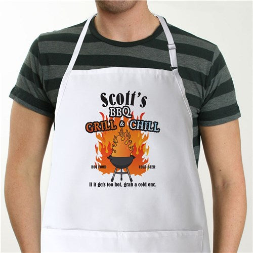 Grill & Chill Personalized Apron