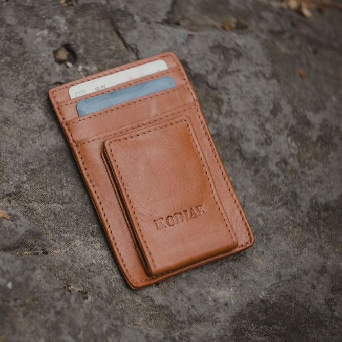 Top-grain Leather Money Clip