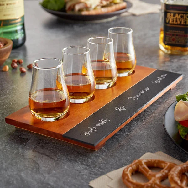 Chalkboard Whiskey Flight Tray