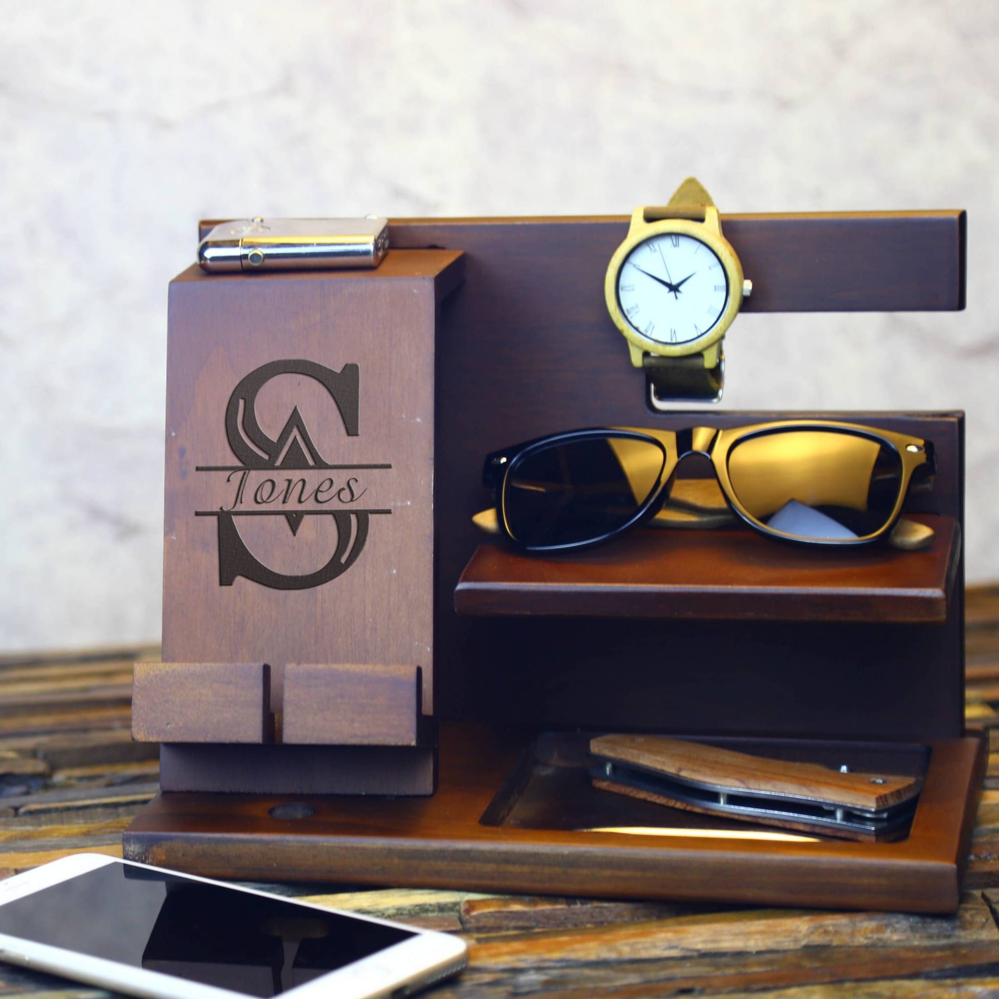 Best Personalized Valet Tray Organizer  OMOIBOX Custom Designs – OmoiBox  Visionary Creations
