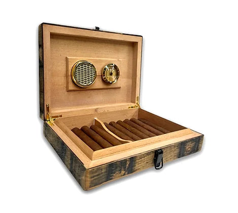 Bourbon Barrel Stave Humidor