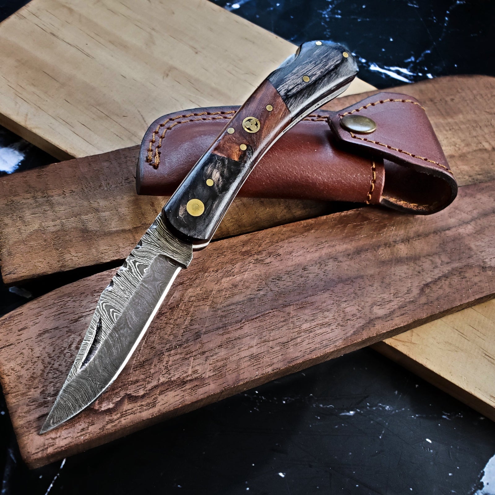 5″ Overall Personalized Pocket Knife for Men Engraved Custom Folding Knife  Gift for Him, Dad, Boyfriend