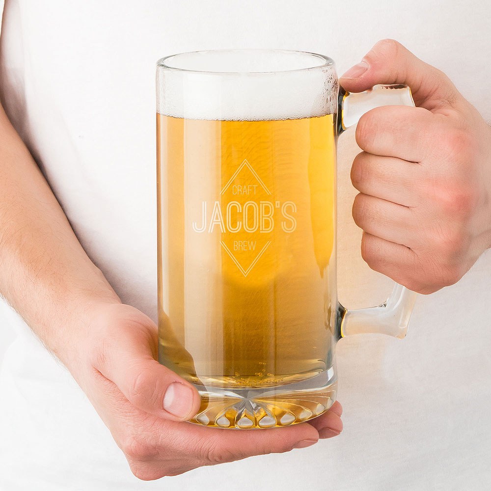 extra large beer mug engraved