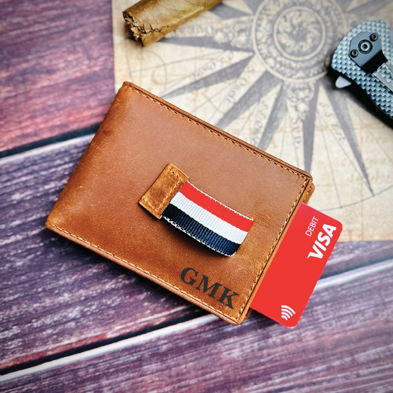 Men's Leather Wallet, Handmade Bi-Fold Wallet, 3rd Anniversary Gift For Him, Everyday Cardholder, Wallet For Boyfriend