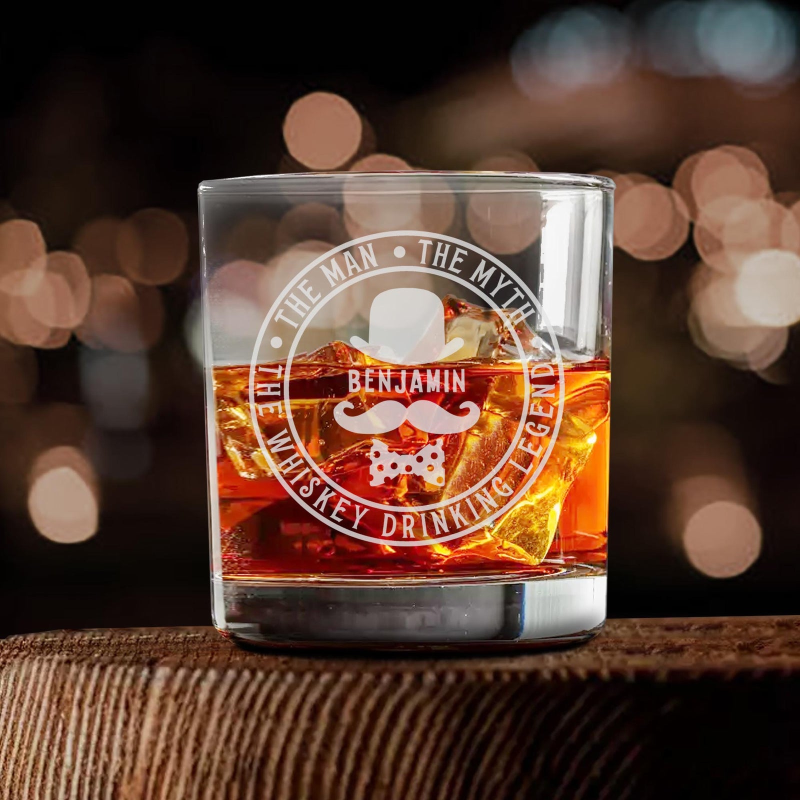 Personalized I Am Legend Whiskey Glass