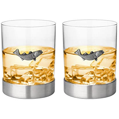 Fishing Whiskey Glasses