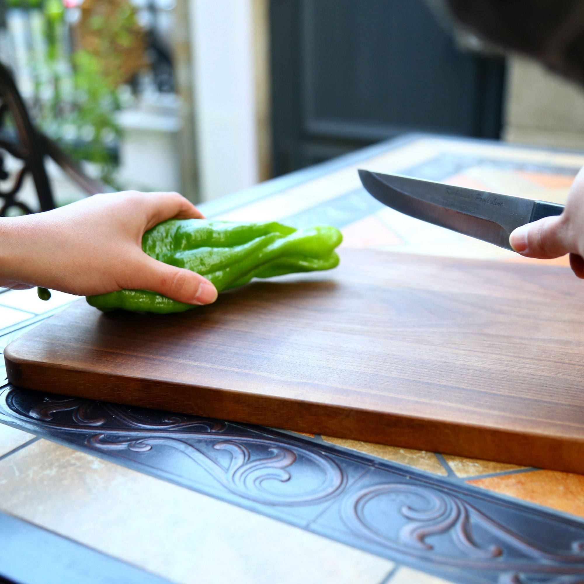 Wooden Family Chopping Block