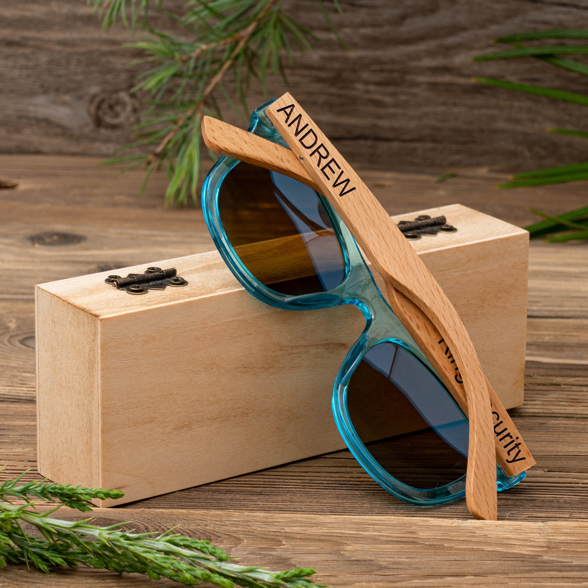 Kids wooden sunglasses best sale