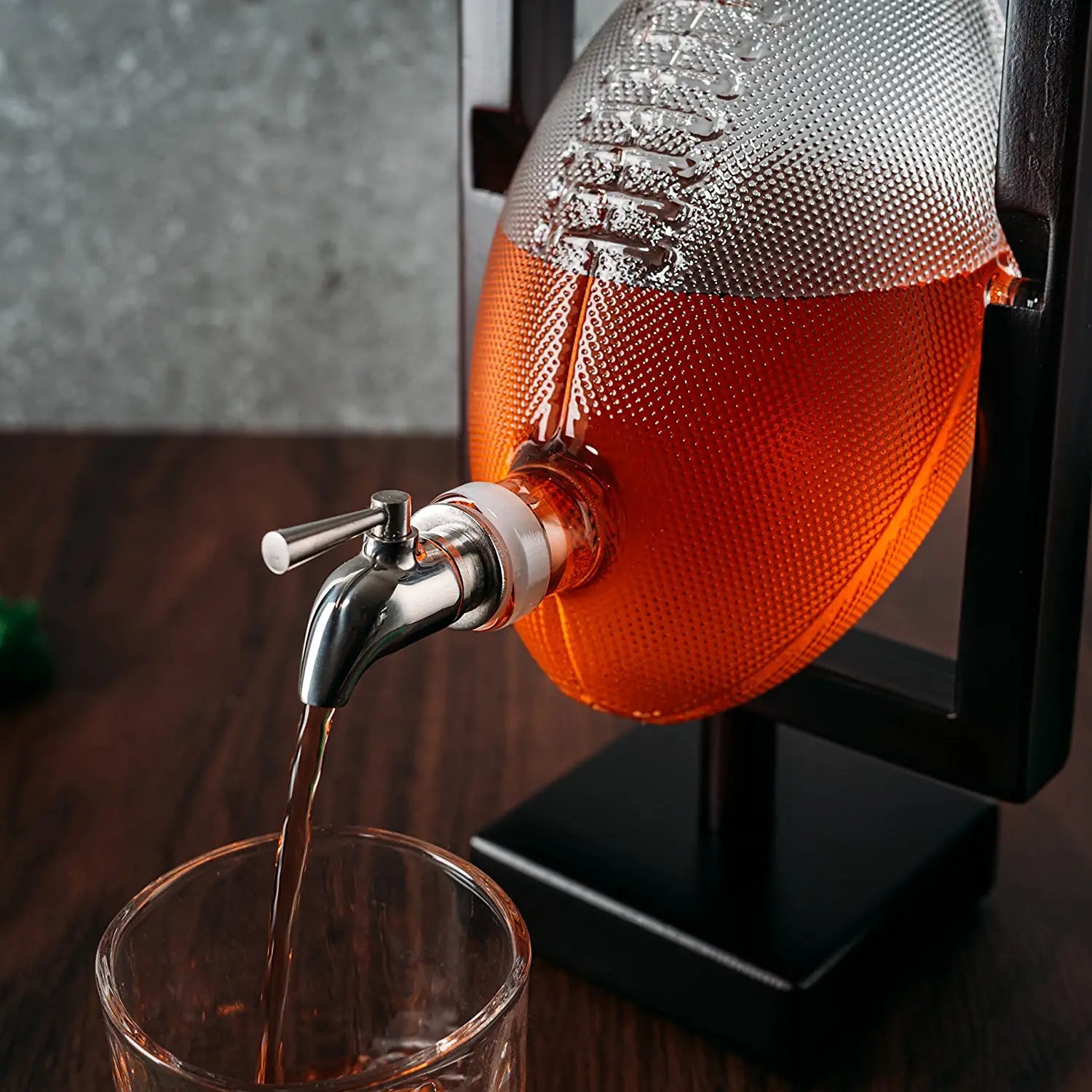 Football-Shaped Decanter