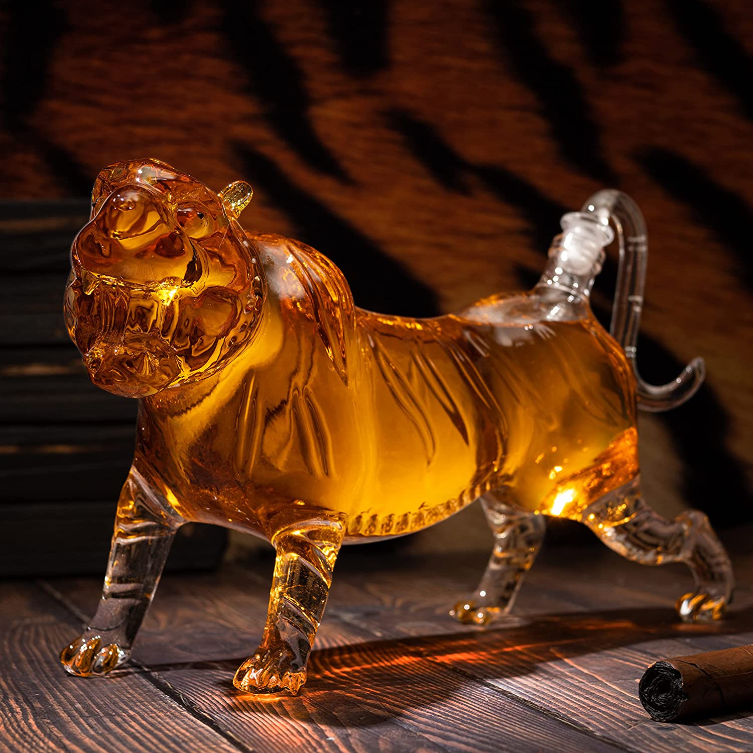 Tiger Decanter