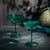 Teal Colored Coupe Glasses Set